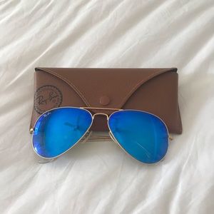 Blue Flash Ray Ban Aviators